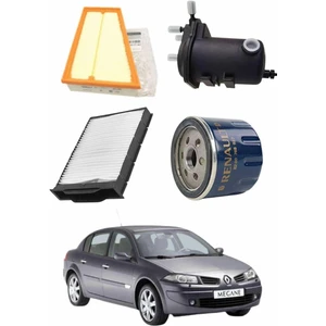 Renault Megane 2 1.5 Dci  Uyumlu Dizel Bakım ve Filtre Seti NKSSET1012