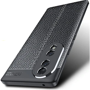 M.TK Moveteck Huawei Honor 70 Kılıf Kamera Lens Korumalı Deri Görünümlü