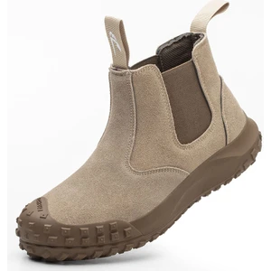 Çelik Toe Iş Güvenliği Botları Deri Üst Yüksek Top Slip-On (Yurt Dışından)
