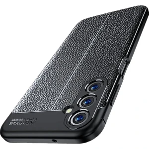 M.TK Moveteck Samsung Galaxy A04S Kılıf Kamera Lens Korumalı Deri Görünümlü