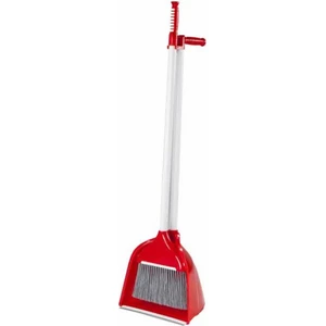 Uzun Saplı Fırçalı Süpürgeli Hazneli Yer Zemin Bahçe Faraş Takımı Seti - 1 Adet