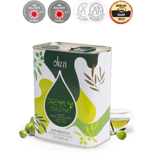 Premium Organik Zeytinyağı Ödüllü Natürel Sızma Erken Hasat Soğuk Sıkım 2 Lt