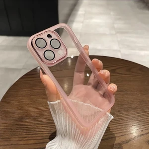 iPhone 15 Pro Max Kamera Koruması Şeffaf Tpu Cep Telefonu Kılıfı (Yurt Dışından)