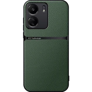 Poco F5 Pro Lychee Deseni Manyetik Emme Cep Telefonu Kılıfı (Yurt Dışından)