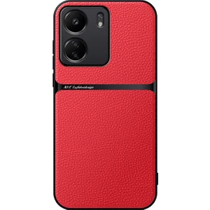 Xiaomi 14 Lychee Deseni Manyetik Emme Cep Telefonu Kılıfı (Yurt Dışından)