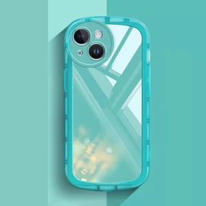 iPhone 15 Şeker Renkleri Hava Yastığı Tpu Cep Telefonu Kılıfı (Yurt Dışından)