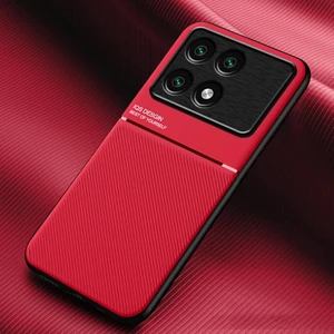 Poco X6 Çizgili Manyetik Çekim Cep Telefonu Kılıfı (Yurt Dışından)
