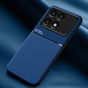 Poco X6 Çizgili Manyetik Çekim Cep Telefonu Kılıfı (Yurt Dışından)
