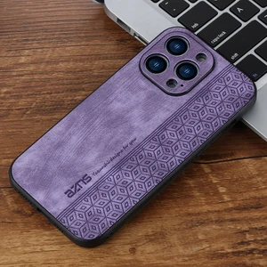 iPhone 11 Pro Max Retro Basınç Çiçek Deseni Pu Cep Telefonu Kılıfı (Yurt Dışından)