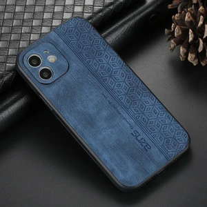 iPhone 11 Retro Basınç Çiçek Deseni Pu Cep Telefonu Kılıfı (Yurt Dışından)