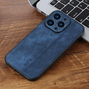 iPhone 13 Pro Max Retro Basınç Çiçek Deseni Pu Cep Telefonu Kılıfı (Yurt Dışından)