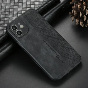 iPhone 11 Retro Basınç Çiçek Deseni Pu Cep Telefonu Kılıfı (Yurt Dışından)