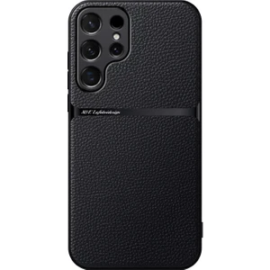 Samsung Galaxy S22 Ultra Liçi Dokusu Manyetik Çekim Cep Telefonu Kılıfı (Yurt Dışından)
