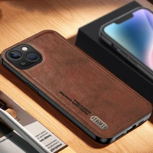 iPhone 15 Retro Buzlu Manyetik Emme Cep Telefonu Kılıfı (Yurt Dışından)