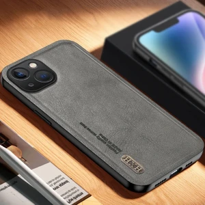 iPhone 14 Retro Buzlu Manyetik Emme Cep Telefonu Kılıfı (Yurt Dışından)