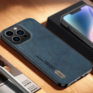 iPhone 15 Pro Max Retro Buzlu Manyetik Emme Cep Telefonu Kılıfı (Yurt Dışından)