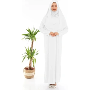 Kolay Giyilebilen Tek Parça Namaz Elbisesi Siyah