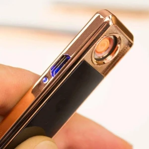 Alevsiz Şarjlı USB Kızaklı Çakmak