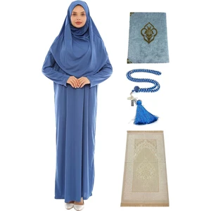 Namaz Elbisesi Seccade Inci Tesbih Seti