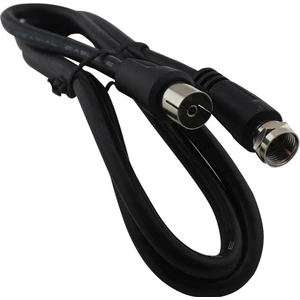 Powermaster 60 Ohm Dişi  F Erkek 1.2 Metre Kablo Uydu Girişini Anten Girişine Çevirici Kablo