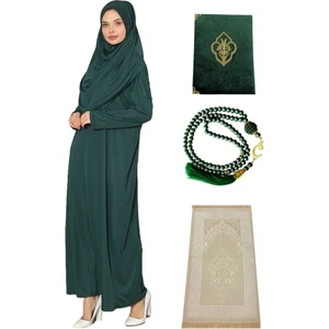 Namaz Elbisesi Seccade Inci Tesbih Seti