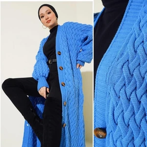 Kadın Uzun  Kollu  Sepet Örgü  Akrilik    Triko