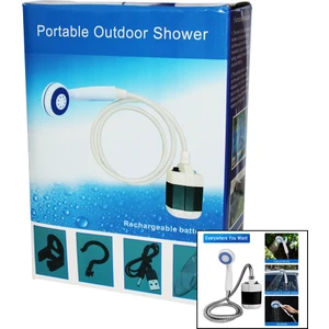Luna Ev Portable Outdoor Shower Su-Pmp Şarjlı Taşinabilir - Seyyar Duş Seti Pompa - Hortum - D.başlık (4490)