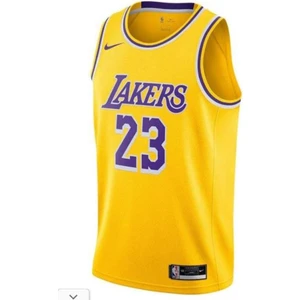 Lakers Basketbol Yetişkin Forması Sarı Ithal Kumaş Yeni Sezon Forma