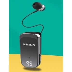 KB-944 Göstergeli Siyah Bluetooth Makaralı Kulaklık