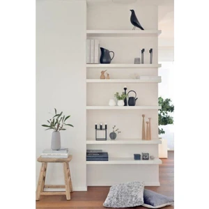 Ekta Mobilya 60X20 6lı Uçan Raf, Duvar Rafı, Kitaplık, Kütüphane
