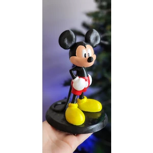 3D HAPPY Mickey Mouse Figürü 3D Masa Süsü 16CM