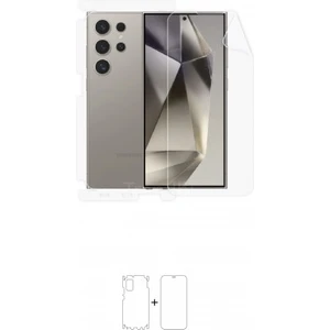 Samsung Galaxy S24 Ultra Ön, Arka ve Yan 360 Derece Tam Kaplama Poliüretan Film