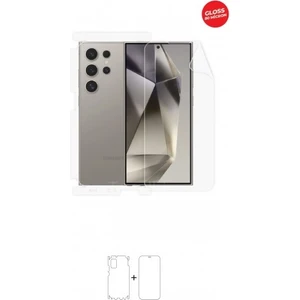 Samsung Galaxy S24 Ultra Ön, Arka ve Yan 360 Derece Tam Kaplama Tpu Film