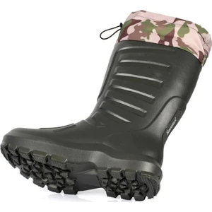 Toptancı Amca Balıkçı Çizmesi Kamuflaj Avcı Çizme Boot Hunter Termal Çoraplı Çakı Hediyeli