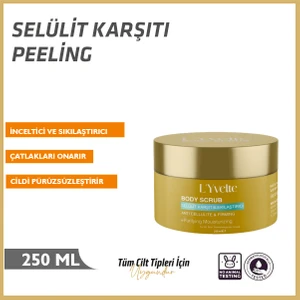 L'yvette Body Scrup Selülit Ve Çatlak Karşıtı Sıkılaştırıcı Arındırıcı Nemlendirici Vücut Peelingi 250 Ml