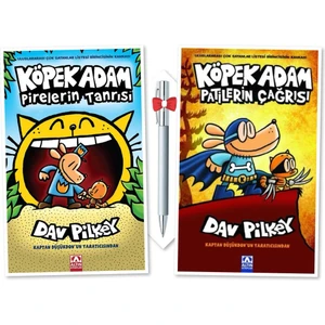 Köpek Adam 5: Pirelerin Tanrısı - Köpek Adam 6: Patilerin Çağrısı - Dav Pilkey + Caprice Kalem