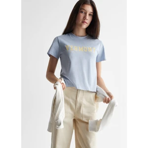 Mango Oversize Mesajlı Tişört