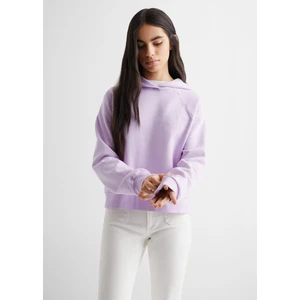 İşlemeli Pamuklu Sweatshirt