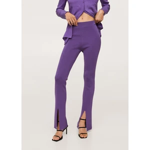 Yan Yırtmaçlı Örme Pantolon