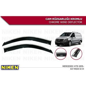 Mercedes Vito Kromlu Cam Rüzgarlığı 2015 Sonrası 2li