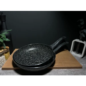 Bena Life 2`li Granit Tek Kulplu Yanmaz Yapışmaz Tava 26-28 cm
