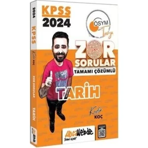 Hocawebde Yayınları 2024 KPSS Tarih Zor Sorular Tamamı Çözümlü Soru Bankası