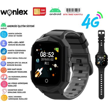 Wonlex Sim Kartl 4g Goruntulu Gercek Gps Ozellikli Ak ll Fiyat