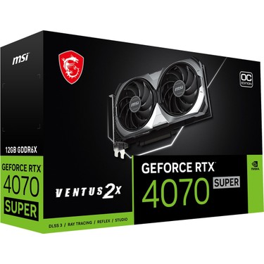 MSI VGA GEFORCE RTX 4070 SUPER 12G VENTUS 2X OC RTX4070S Fiyatı
