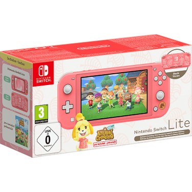 Nintendo Switch Lite Konsol Pembe Isabelle's Aloha Fiyatı