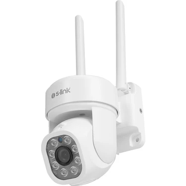 S-Link SL-PTZ03 3mp 2.8 mm Ip Bullet Kamera Hareket Algılamalı Smart Tf Kart Dual Band Wifi