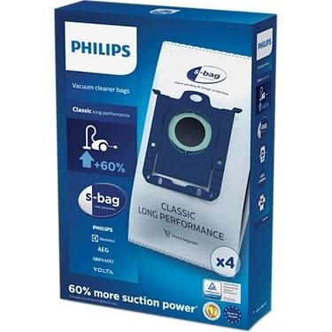 Philips s-bag FC8021/03 Elektrikli Süpürge Torbası - 4