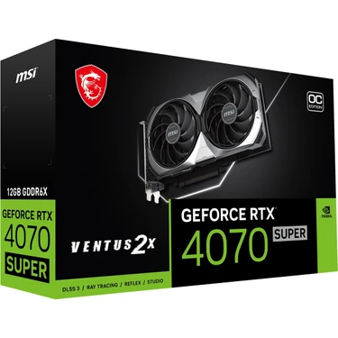MSI VGA GEFORCE RTX 4070 SUPER 12G VENTUS 2X OC RTX4070S Fiyatı