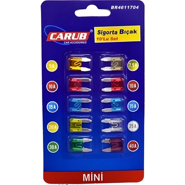 Carub Oto Araba Mini Bıçak Sigorta