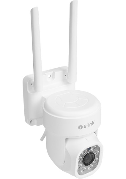 SL-PTZ03 3mp 2.8 mm Ip Bullet Kamera Hareket Algılamalı Smart Tf Kart Dual Band Wifi Tuya